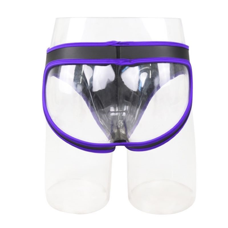Erkekler için Seksi PU Deri Üç - Pouch Boxer Pouch incelemesi ve fiyatı